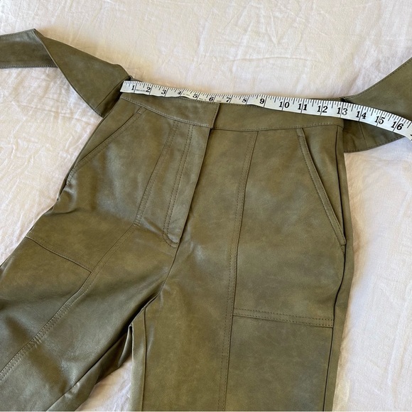 JONATHAN SIMKHAI Tess Vegan Leather Pants Size 2 - Picture 11 of 13